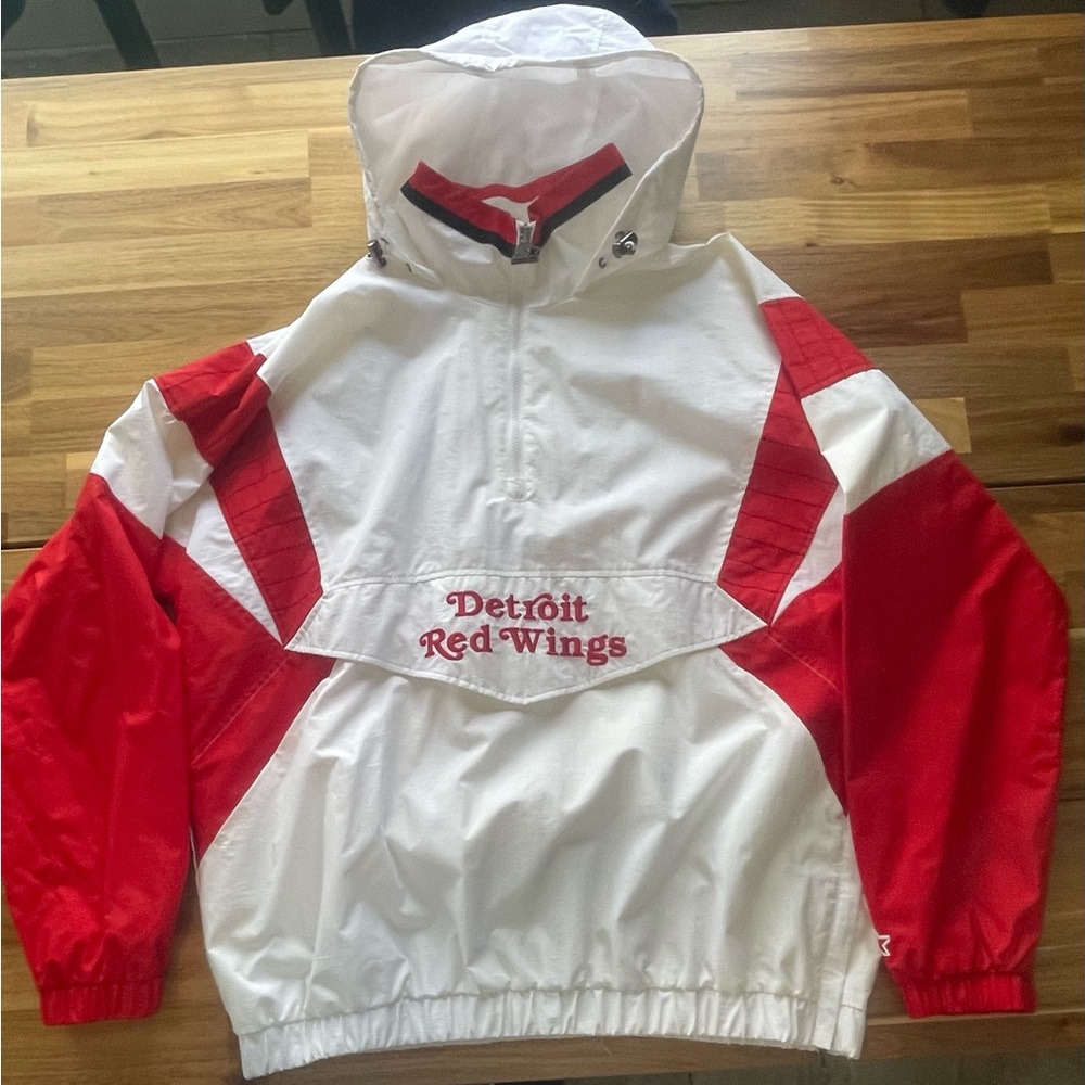 STARTER Detroit Red Wings Jacket - Red and White